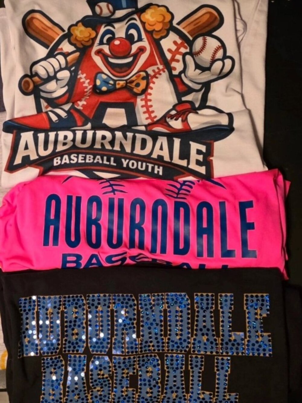Large Auburndale Baseball T-Shirts & Tank Tops Bundle (D&B)